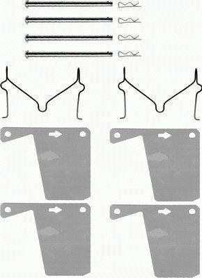 Mintex MBA960 - Kit accessori, Pastiglia freno autozon.pro