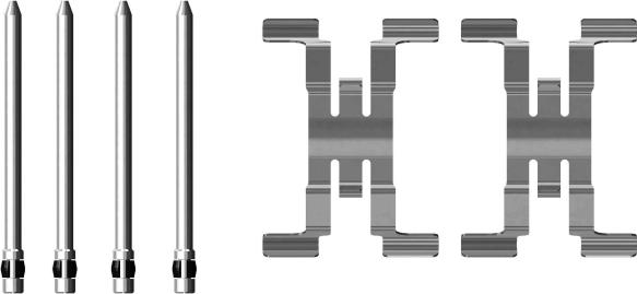 Mintex MBA0082 - Kit accessori, Pastiglia freno autozon.pro