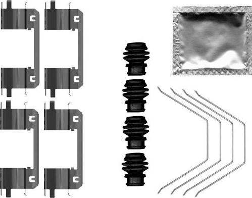 Mintex MBA0141 - Kit accessori, Pastiglia freno autozon.pro