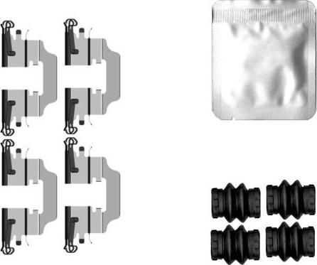 Mintex MBA0158 - Kit accessori, Pastiglia freno autozon.pro