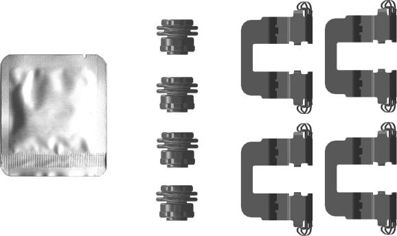 Mintex MBA0106 - Kit accessori, Pastiglia freno autozon.pro