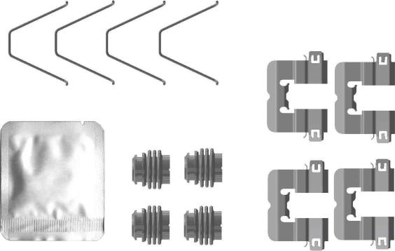 Mintex MBA0114 - Kit accessori, Pastiglia freno autozon.pro