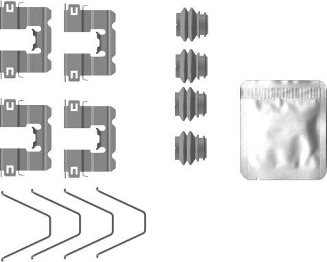 Mintex MBA0137 - Kit accessori, Pastiglia freno autozon.pro