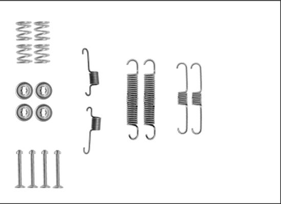 Mintex MBA12 - Kit accessori, Ganasce freno autozon.pro