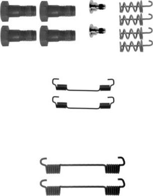 Mintex MBA716 - Kit accessori, Ganasce freno stazionamento autozon.pro