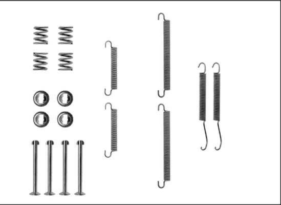 Mintex MBA713 - Kit accessori, Ganasce freno autozon.pro