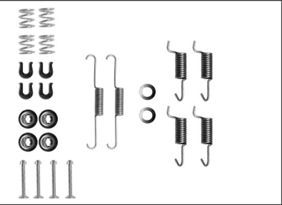 Mintex MBA788 - Kit accessori, Ganasce freno stazionamento autozon.pro