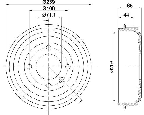 Mintex MBD441 - Tamburo freno autozon.pro