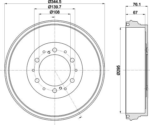 Mintex MBD403 - Tamburo freno autozon.pro