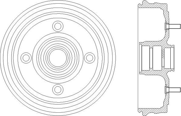 Mintex MBD094 - Tamburo freno autozon.pro