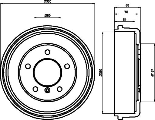 Mintex MBD012 - Tamburo freno autozon.pro