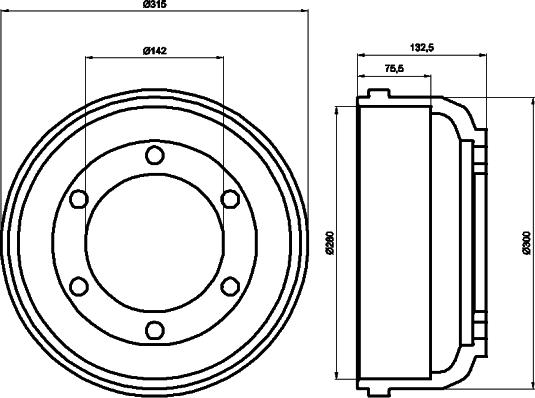 Mintex MBD017 - Tamburo freno autozon.pro