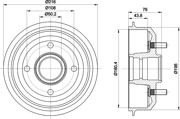 Mintex MBD036 - Tamburo freno autozon.pro