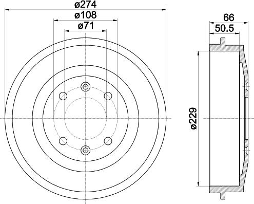 Mintex MBD030 - Tamburo freno autozon.pro