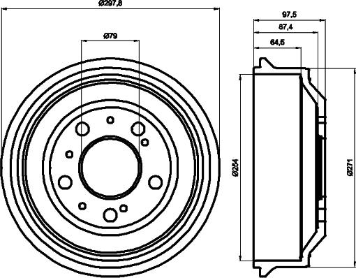 Mintex MBD037 - Tamburo freno autozon.pro