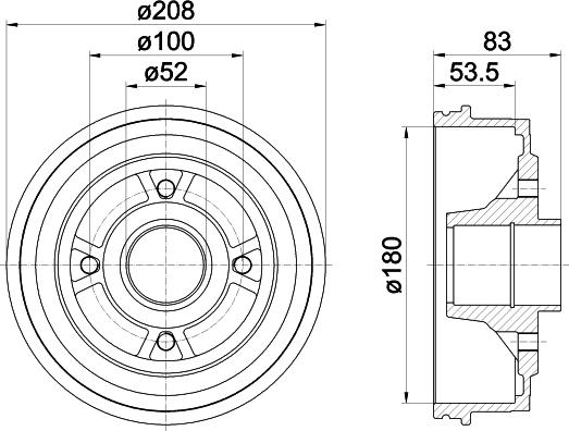 Mintex MBD024 - Tamburo freno autozon.pro