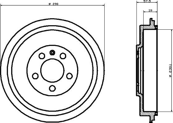 Mintex MBD193 - Tamburo freno autozon.pro