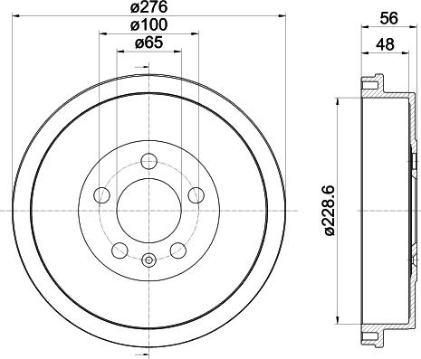 Mintex MBD399 - Tamburo freno autozon.pro