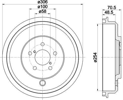 Mintex MBD340 - Tamburo freno autozon.pro