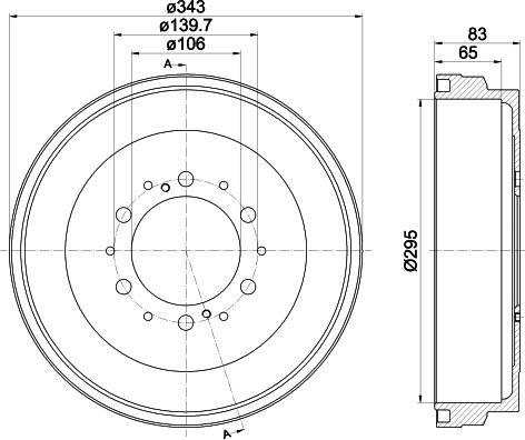 Mintex MBD342 - Tamburo freno autozon.pro