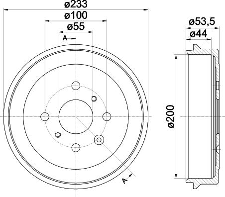 Mintex MBD303 - Tamburo freno autozon.pro