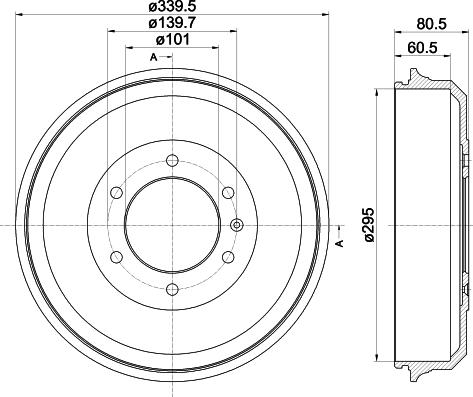 Mintex MBD387 - Tamburo freno autozon.pro