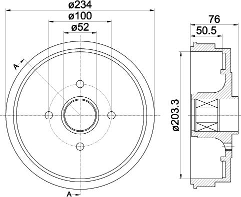 Mintex MBD293 - Tamburo freno autozon.pro