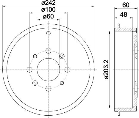 Mintex MBD255 - Tamburo freno autozon.pro