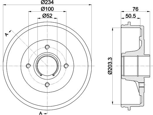 Mintex MBD261 - Tamburo freno autozon.pro