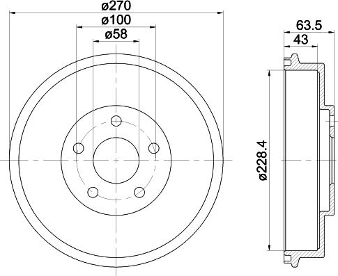 Mintex MBD282 - Tamburo freno autozon.pro