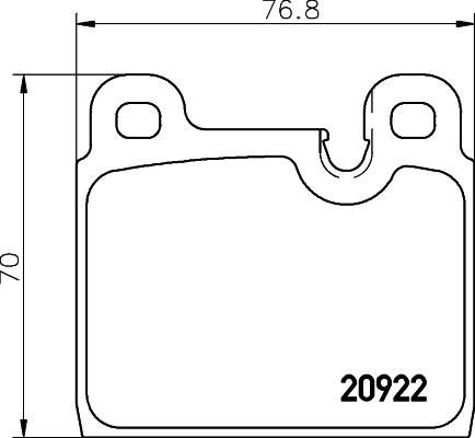 BENDIX 571349 - Kit pastiglie freno, Freno a disco autozon.pro