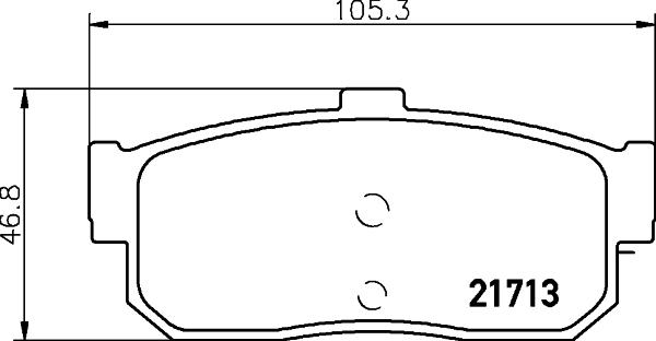 Mintex MDB1501 - Kit pastiglie freno, Freno a disco autozon.pro