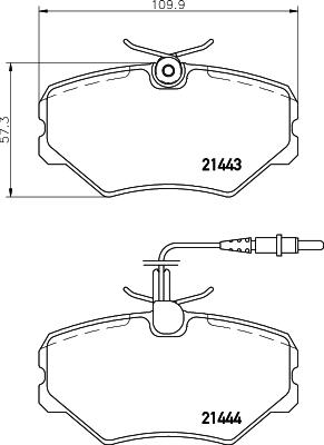 Mintex MDK0046 - Kit freno, Freno a disco autozon.pro