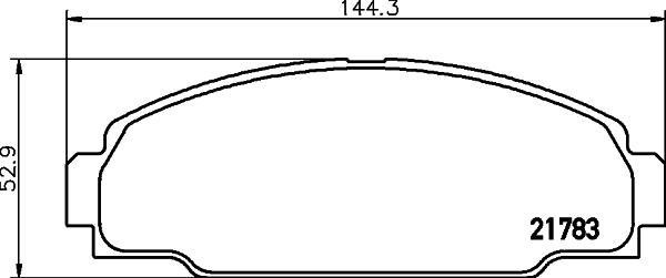 Mintex MDB1619 - Kit pastiglie freno, Freno a disco autozon.pro