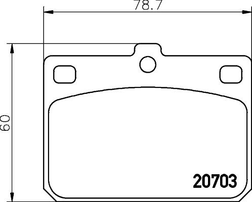 Mintex MDB1069 - Kit pastiglie freno, Freno a disco autozon.pro