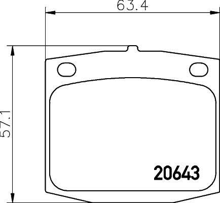 Mintex MDB1159 - Kit pastiglie freno, Freno a disco autozon.pro