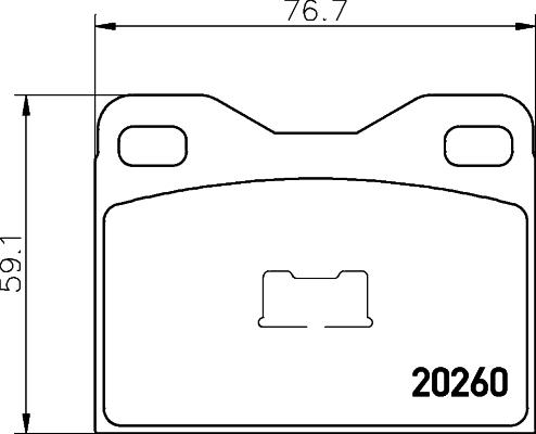 Mintex MDB1103 - Kit pastiglie freno, Freno a disco autozon.pro