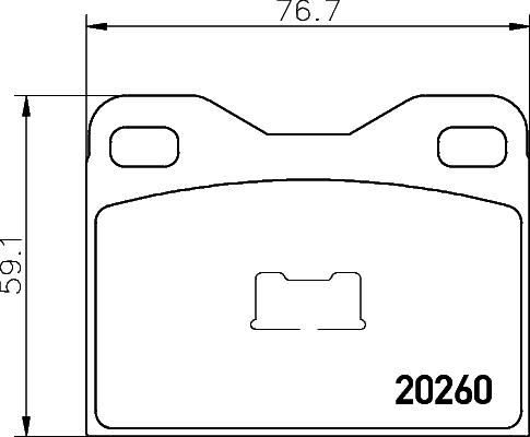 Mintex MDB1102 - Kit pastiglie freno, Freno a disco autozon.pro