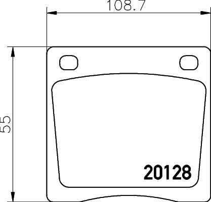 Mintex MDB1107 - Kit pastiglie freno, Freno a disco autozon.pro