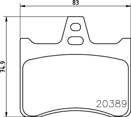 Mintex MDB1135 - Kit pastiglie freno, Freno a disco autozon.pro