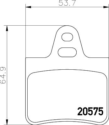 Mintex MDB1120 - Kit pastiglie freno, Freno a disco autozon.pro