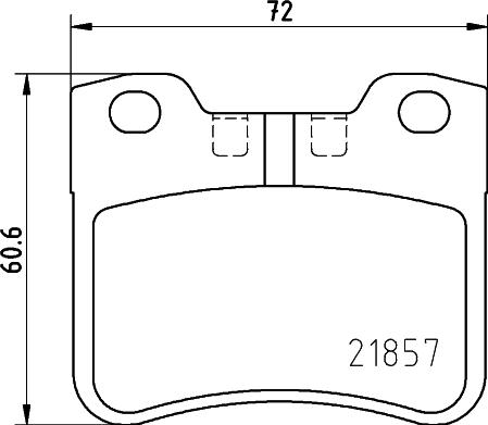 Mintex MDB1806 - Kit pastiglie freno, Freno a disco autozon.pro