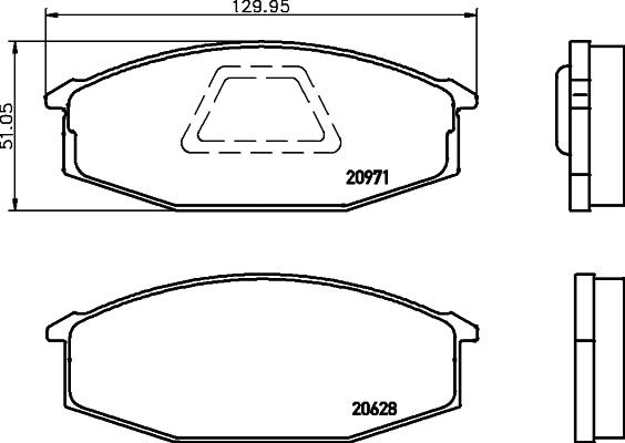 FTE BL1132A1 - Kit pastiglie freno, Freno a disco autozon.pro