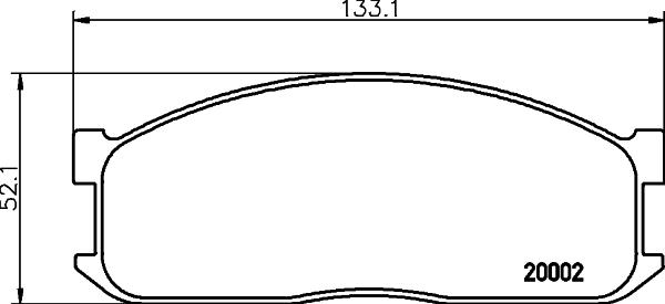 Mintex MDB1346 - Kit pastiglie freno, Freno a disco autozon.pro