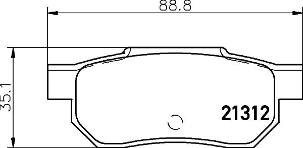 Mintex MDB1360 - Kit pastiglie freno, Freno a disco autozon.pro