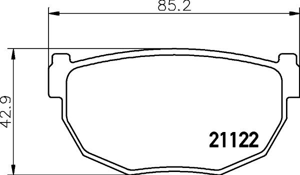 BENDIX 572129 - Kit pastiglie freno, Freno a disco autozon.pro