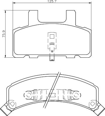 Mintex MDB1787 - Kit pastiglie freno, Freno a disco autozon.pro