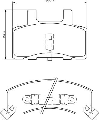 Mintex MDB1778 - Kit pastiglie freno, Freno a disco autozon.pro