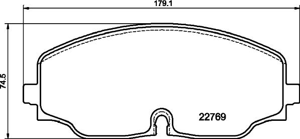 Mintex MDB84300 - Kit pastiglie freno, Freno a disco autozon.pro