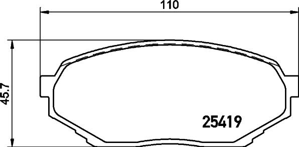 Mintex MDB3228 - Kit pastiglie freno, Freno a disco autozon.pro